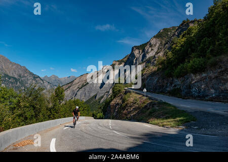 Alpe d'Huez, Frankreich. Stockfoto