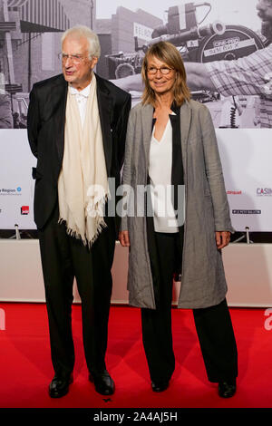 Bertrand Tavernier und Françoise Nyssen besuchen 11 Lumiere Film Festival, Lyon, Frankreich Stockfoto