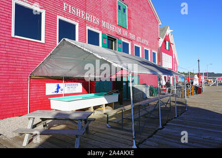 LUNENBURG, Nova Scotia-5 OKT 2019 - von der Fischerei Museum des Atlantik in Lunenburg, Nova Scotia, Kanada. Stockfoto