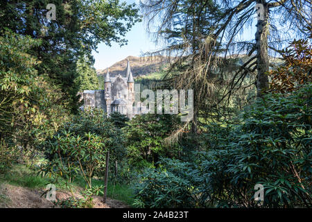 Benmore House, Benmore Botantic Gärten, Strath Eachaig, Schottland Stockfoto