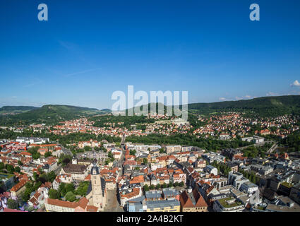 Die Stadt Jena in Deutschland Stockfoto