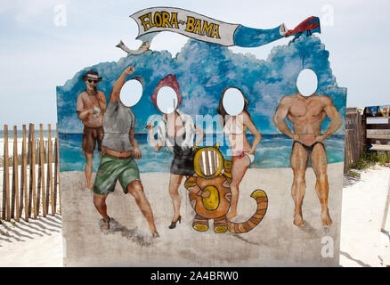 Die Flora-Bama Bar auf der Florida-Alabama Grenze entfernt Stockfoto