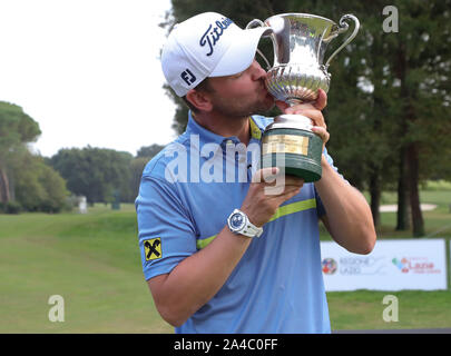 Bernd Wiesberger, Gewinner von 76° open d'Italia europäischen Tour Rennen zu dubri 76° open d'italia Golfclub Olgiata roma Golf während 76° Öffnen d'Itali Stockfoto