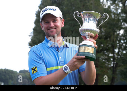 Bernd Wiesberger, Gewinner von 76° open d'Italia europäischen Tour Rennen zu dubri 76° open d'italia Golfclub Olgiata roma Golf während 76° Öffnen d'Itali Stockfoto