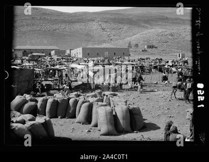 Das Jordan Tal nördlich des Sees von Galiläa. Wochenmarkt Stockfoto