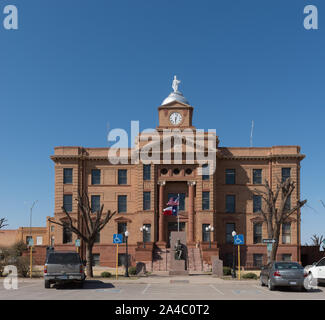 Die Jones County Courthouse in Anson, Texas Stockfoto