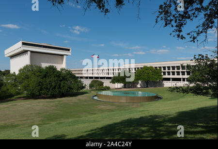 Die Lyndon Baines Johnson Bibliothek und Museum, auch als die LBJ Presidential Library, in Austin, Texas bekannt Stockfoto