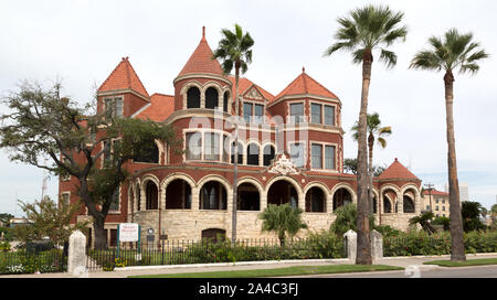 Moody's Mansion, einem restaurierten, 4-stöckige Struktur ursprünglich 1895 in Galveston, Texas abgeschlossen Stockfoto