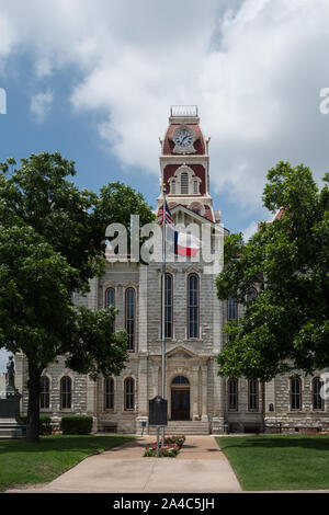 Die Parker County Courthouse in Weatherford, Texas, westlich von Fort Worth Stockfoto