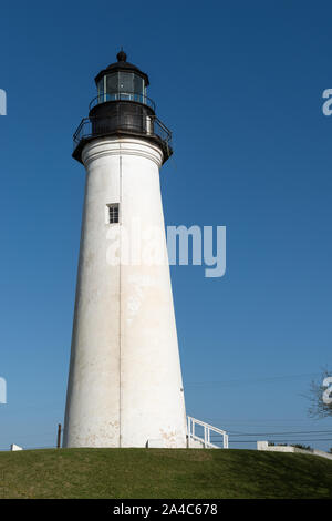 Der Punkt (häufiger Port) Isabel Leuchtturm, einem State Historic Site in Port Isabel, Texas, in der Nähe von Brownsville Stockfoto