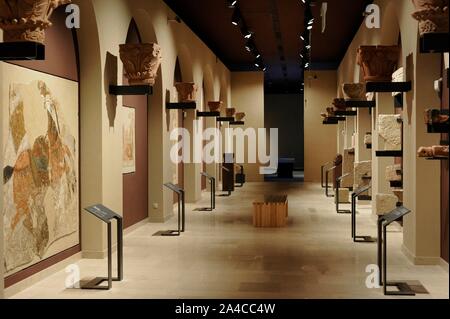 Galería Faras. Interieur de una Sala. Museo Nacional. Varsovia. Polonia. Stockfoto