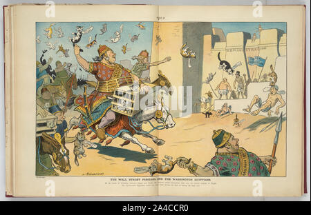 Die Wall Street Perser und Ägypter Washington/L.M. Glackens. Stockfoto