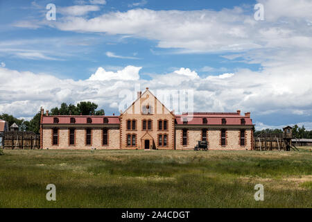 Die Wyoming Territorial Prison State Historic Site in Laramie, Wyoming Stockfoto