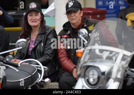 Brightona 2019 jährliches Herz-Charity-Motorradevent auf Madeira Drive, Brighton. Bild Terry Apply Stockfoto