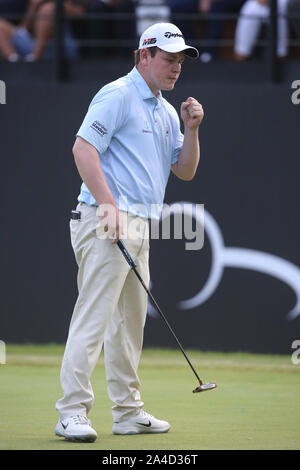 Rom, Italien. 13 Okt, 2019. Rom, Italien, 13. Oktober 2019: Robert Macintyre (Schottland) in Aktion während der Tag 4 der 76 Golf Italian Open im Golfclub Olgiata am 13. Oktober 2019 in Rom, Italien Quelle: Unabhängige Fotoagentur/Alamy leben Nachrichten Stockfoto