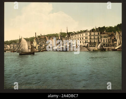 Der äußere Hafen, Honfleur, Frankreich Stockfoto