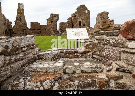 Ruinen AUS DEM 16. JAHRHUNDERT, das Earl'S PALACE, BIRSAY, Orkney Inseln, Schottland, Großbritannien, Europa Stockfoto