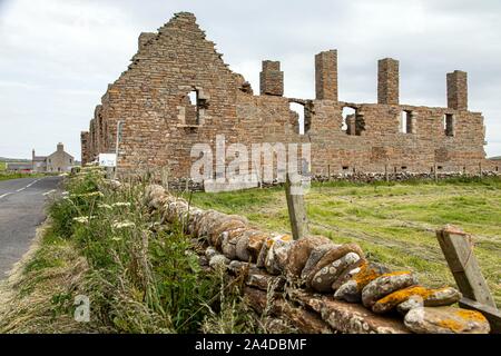 Ruinen AUS DEM 16. JAHRHUNDERT, das Earl'S PALACE, BIRSAY, Orkney Inseln, Schottland, Großbritannien, Europa Stockfoto