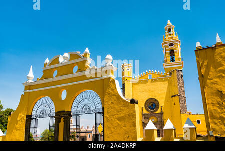San Gabriel Kloster in Cholula, Mexiko Stockfoto