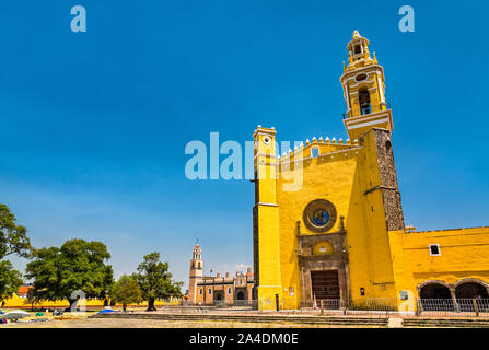 San Gabriel Kloster in Cholula, Mexiko Stockfoto