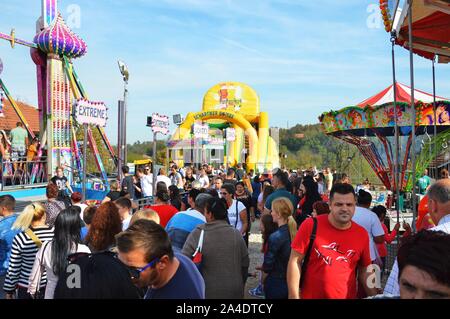 Messe in Puracic 2019 Jahr Stockfoto