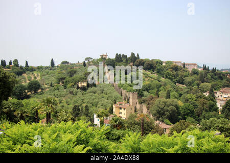 Wunderbare Aussicht auf die Stadt Florenz, die Hauptstadt der Toskana Stockfoto