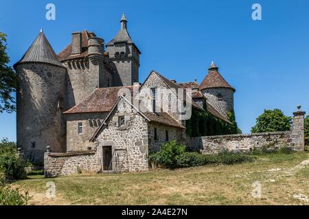 CHATEAU Saint-denis, SAINT-PARDOUX-LES-Karten, (23) Creuse, Limousin, Frankreich Stockfoto
