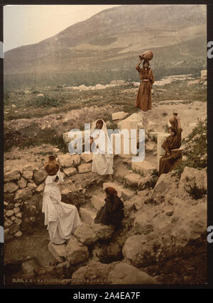 Die gut der Samariter (Sichem), Napulus, Heiliges Land, (d. h., Nablus, Westjordanland) Stockfoto