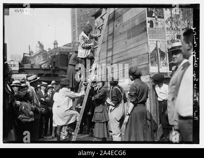 Theater, Times Sq., lackiert Stockfoto