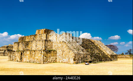 Monte Alban archäologische Stätte in Oaxaca, Mexiko Stockfoto