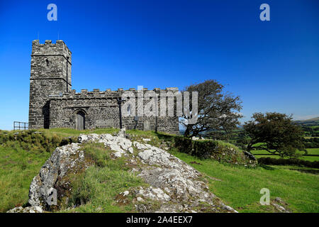 Bren Tor Kirche, Dartmoor Stockfoto