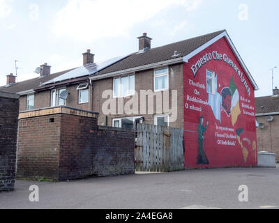 Ernesto Che Guevara lynch Wandbild, Derry/Londonderry, Nordirland Stockfoto