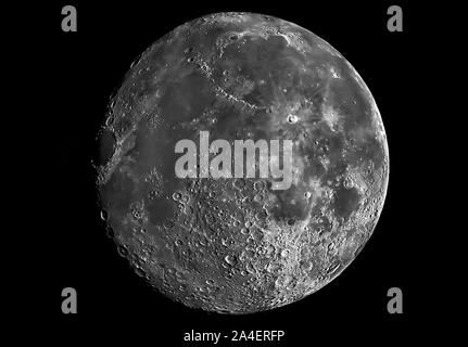 Full Moon 3D dreidimensionale Oberfläche Stockfoto