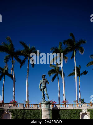Diese Statue des David von Michelangelo an das Ringling Museum in Sarasota, Florida, ist die einzige in der westlichen Hemisphäre. Stockfoto