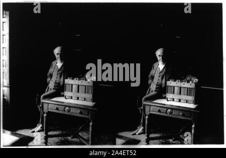 Thomas Alva Edison, 1847-1931 Stockfoto