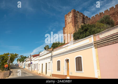 Von der historischen Stadt Silves in Portugal war einst die Hauptstadt der Algarve Stockfoto