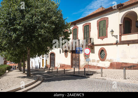 Von der historischen Stadt Silves in Portugal war einst die Hauptstadt der Algarve Stockfoto