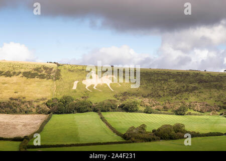 Osmington chalk White Horse Stockfoto