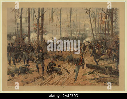 Schlacht von Shiloh, Amerikanischer Bürgerkrieg Stockfoto