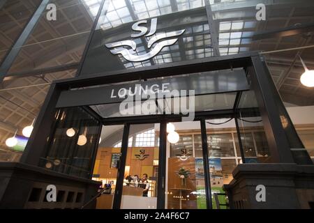 SJ-Lounge im Stockholmer Hauptbahnhof (Central Station). Foto Jeppe Gustafsson Stockfoto