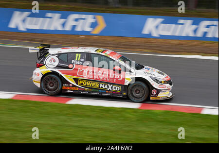 BTCC British Touring Car Championship 2019 letzte Runde Qualifying in Brands Hatch Stockfoto