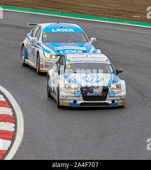 BTCC British Touring Car Championship 2019 letzte Runde Qualifying in Brands Hatch Stockfoto