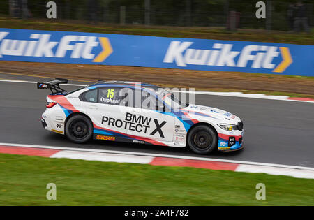 BTCC British Touring Car Championship 2019 letzte Runde Qualifying in Brands Hatch Stockfoto