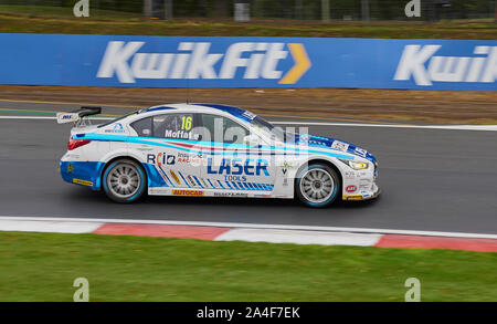 BTCC British Touring Car Championship 2019 letzte Runde Qualifying in Brands Hatch Stockfoto