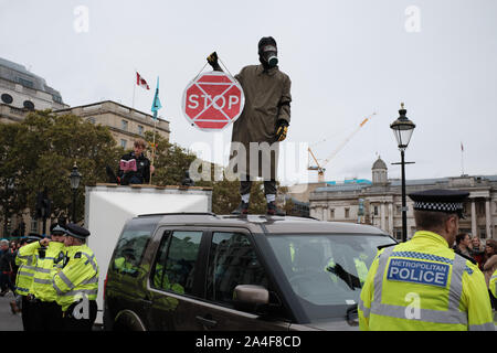 Aussterben Rebellion Protest in London. Stockfoto