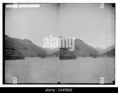 Auf den Sinai über die Wüste. Wady Maghara (dofka). Stockfoto