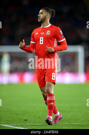 Wales" Tyler Roberts während der UEFA EURO 2020 Qualifikationsspiel am Cardiff City Stadium, Cardiff. Stockfoto