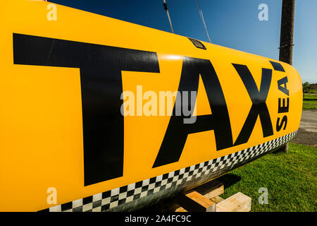 Wasser Taxi Katamaran Carleton, Quebec, CA Stockfoto