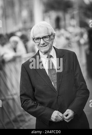 Ken Loach, britischer Regisseur und Drehbuchautor, zur 67. Ausgabe des Internationalen Filmfestivals in San Sebastián (Spanien). 25/09/2019. Stockfoto
