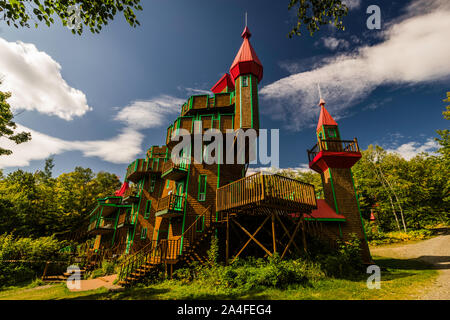 Château Bahia Pointe-à-la-Garde, Quebec, CA Stockfoto